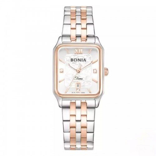 Bonia BNB10952-2613 Silver Rosegold